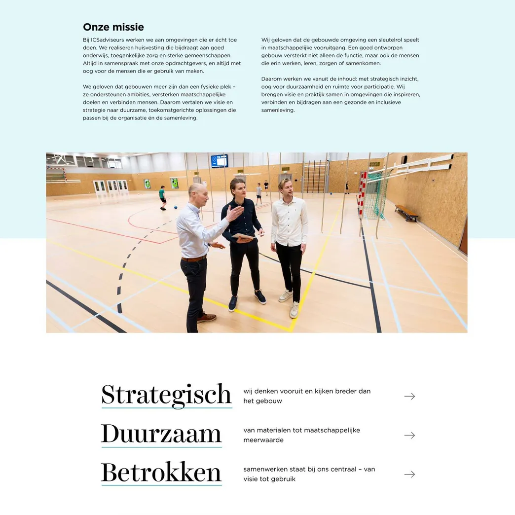 IC Sadviseurs contentblokken