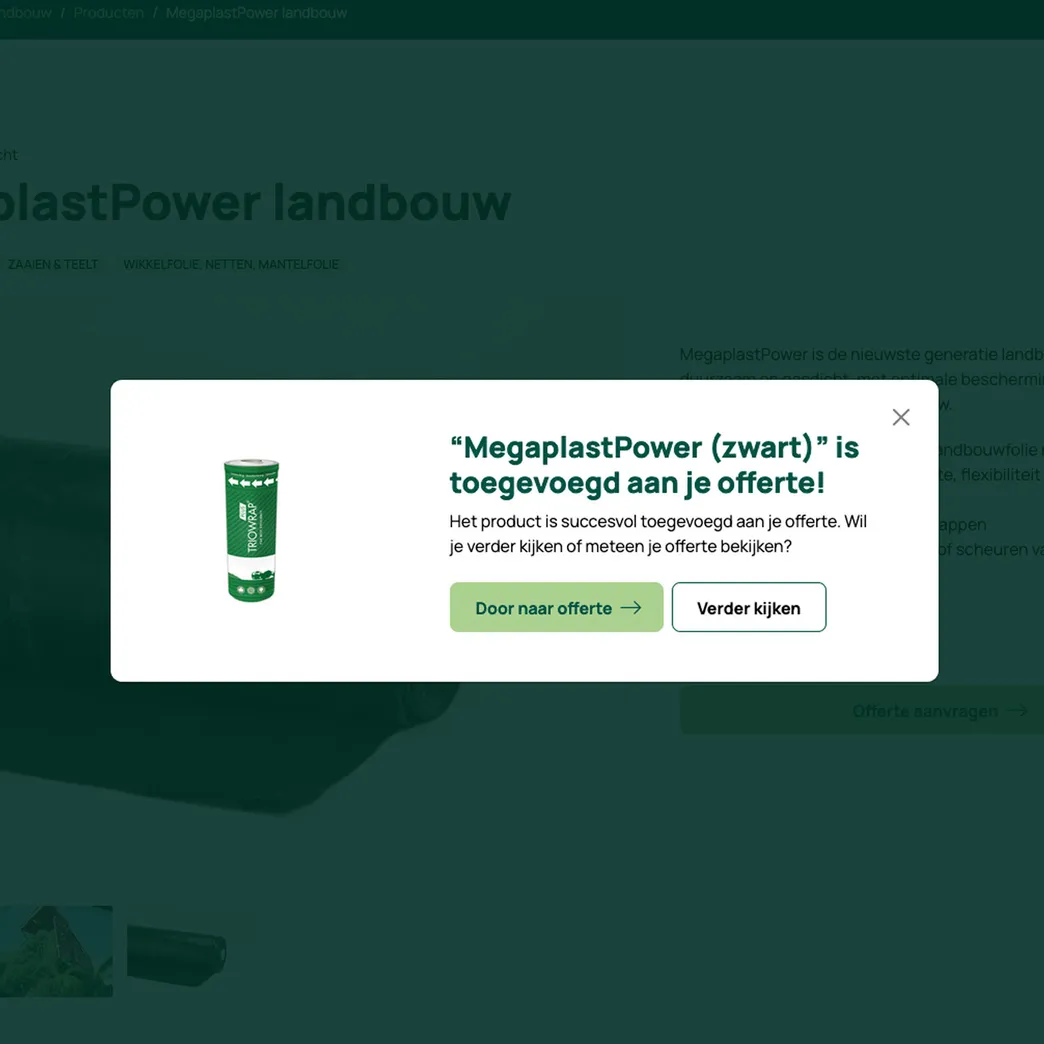 Visscher Holland Offerte aanvraag succes