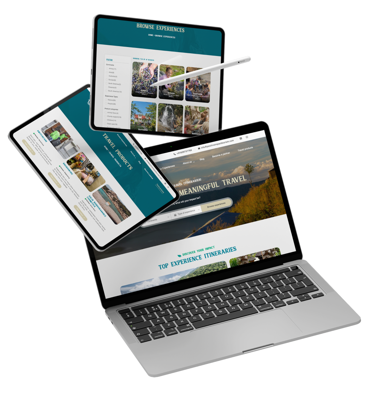 Positive Impact Tourism case desktop