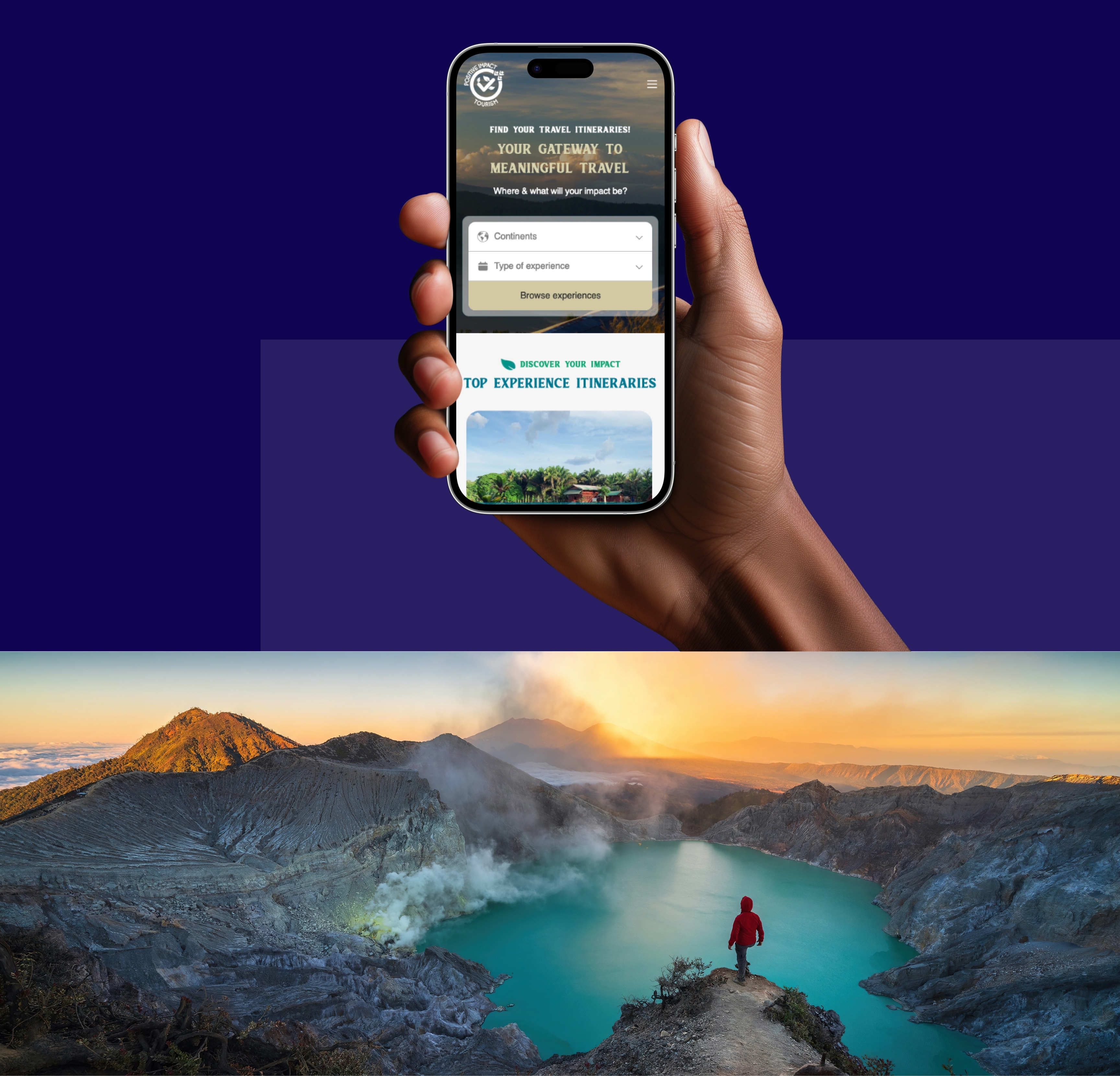 Positive Impact Tourism case mobile