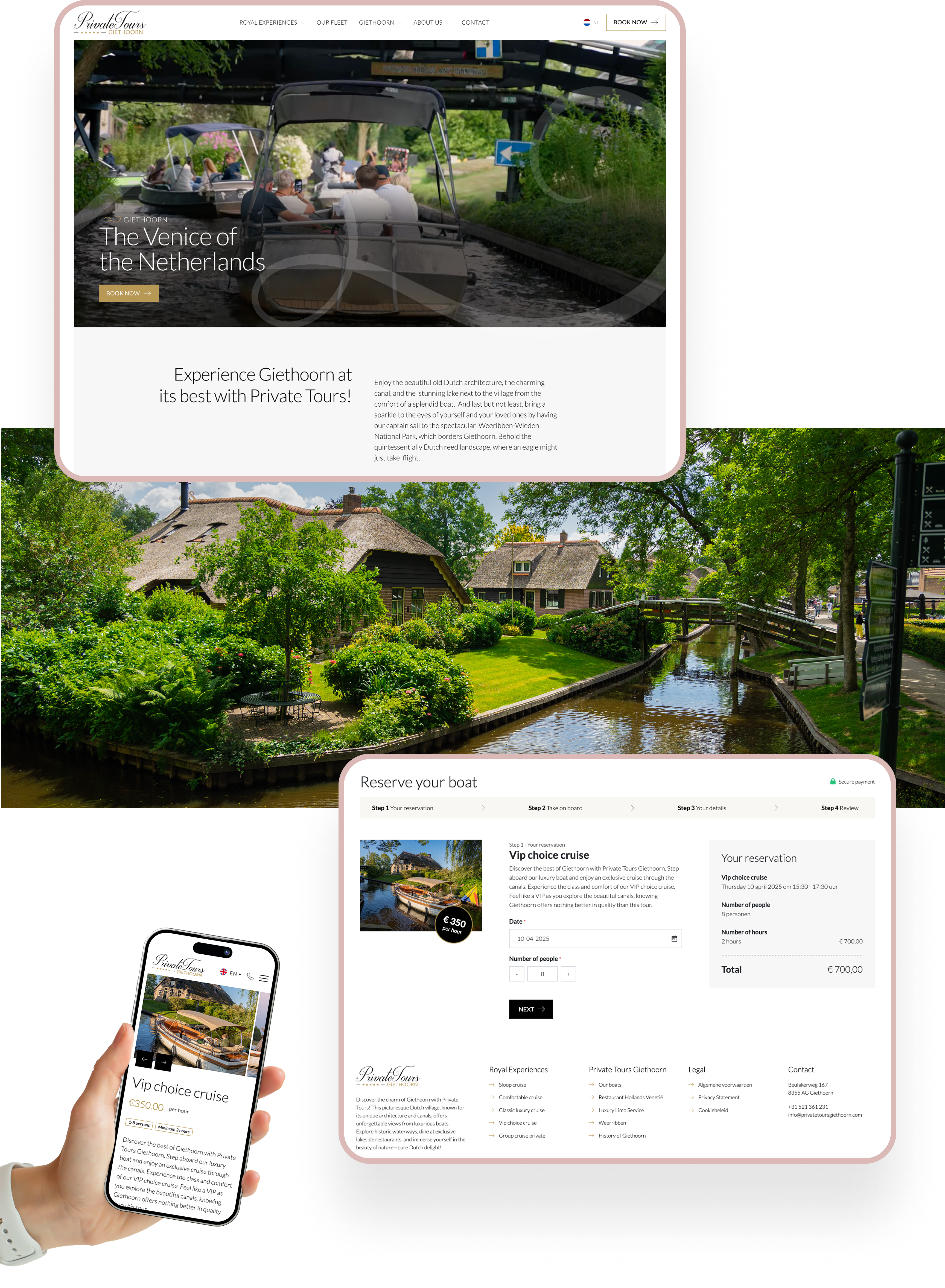 Private Tours Giethoorn tablet